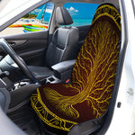 Druidic Yggdrasil Tree Print Waterproof Car Seat Cover