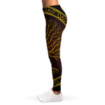 Druidic Yggdrasil Tree Print Women's Leggings