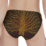 Druidic Yggdrasil Tree Print Women's Panties
