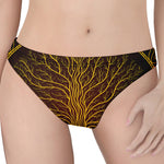 Druidic Yggdrasil Tree Print Women's Thong