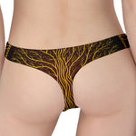 Druidic Yggdrasil Tree Print Women's Thong
