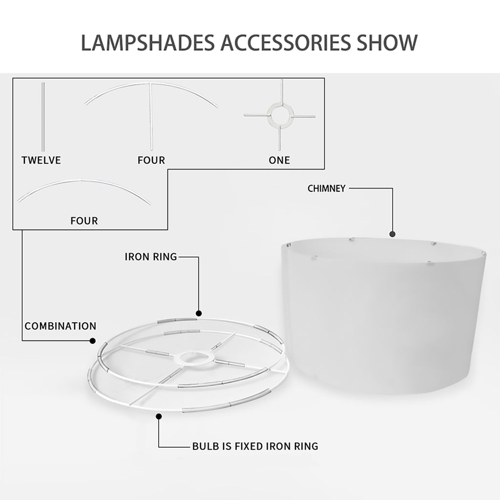 Yellow Expansion Moving Optical Illusion Drum Lamp Shade