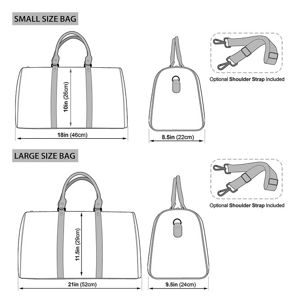 American Dream Of Liberty Print Duffle Bag