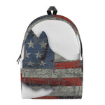 Eagle American Flag Print Backpack