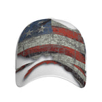 Eagle American Flag Print Baseball Cap