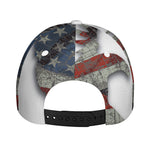 Eagle American Flag Print Baseball Cap