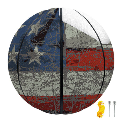 Eagle American Flag Print Basketball