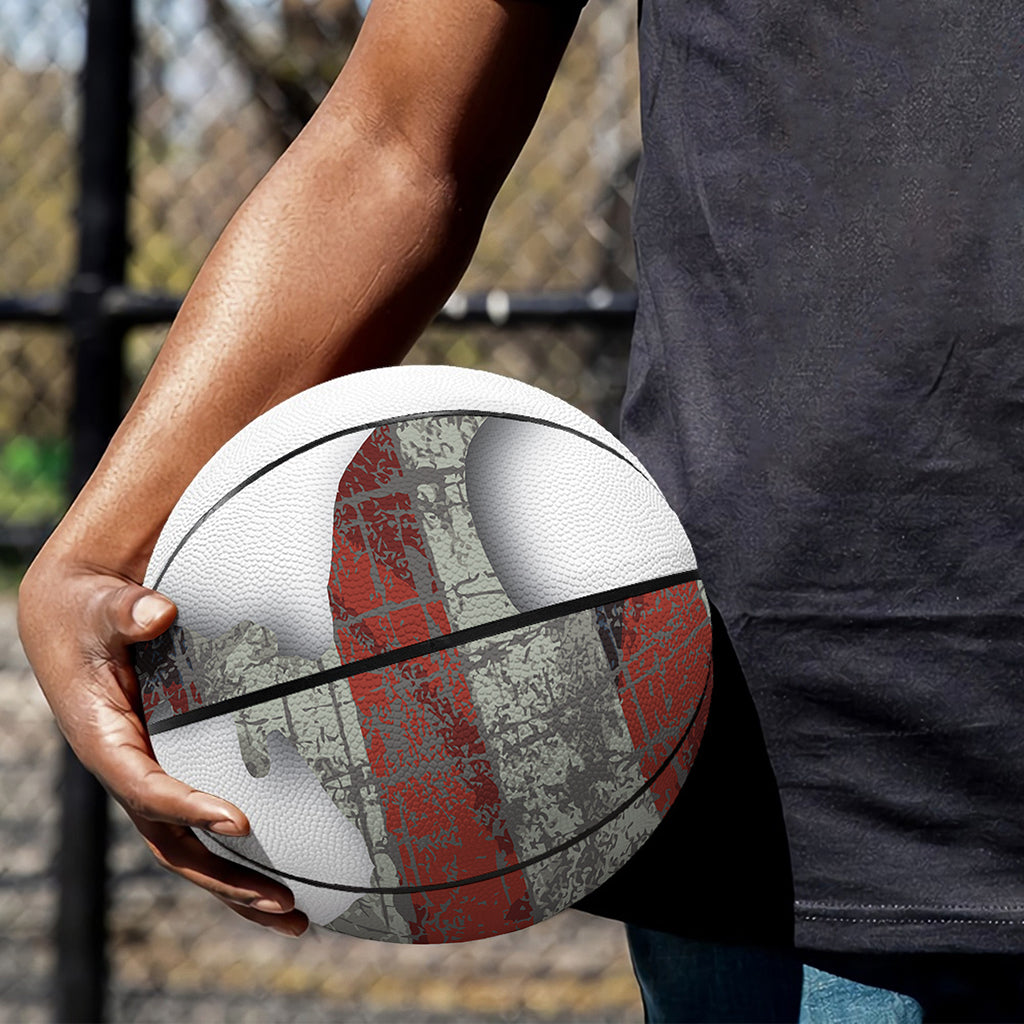 Eagle American Flag Print Basketball