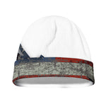 Eagle American Flag Print Beanie