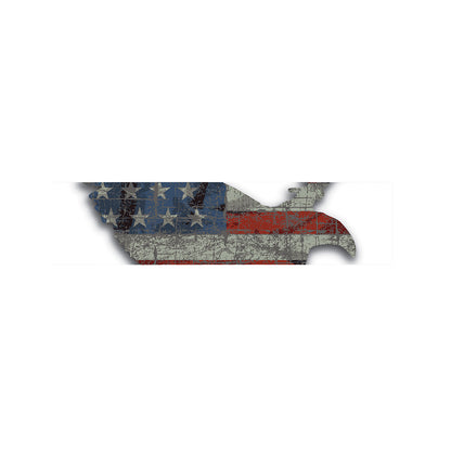 Eagle American Flag Print Bed Runner