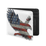 Eagle American Flag Print Bifold Wallet