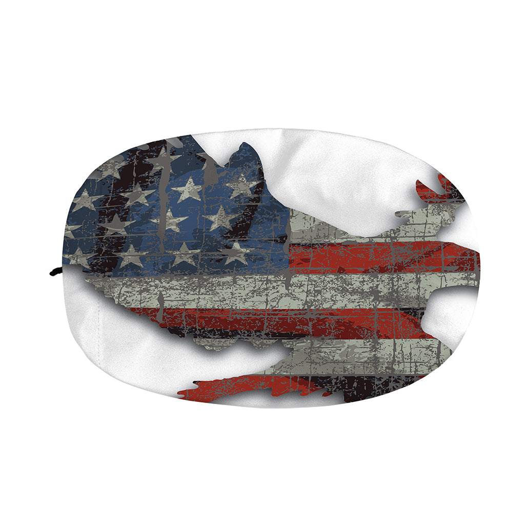 Eagle American Flag Print Car Side Mirror Covers