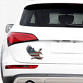 Eagle American Flag Print Car Sticker
