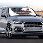 Eagle American Flag Print Car Windshield Sun Shade