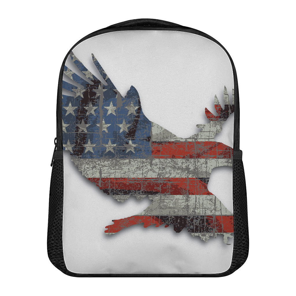 Eagle American Flag Print Casual Backpack