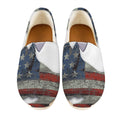 Eagle American Flag Print Casual Shoes