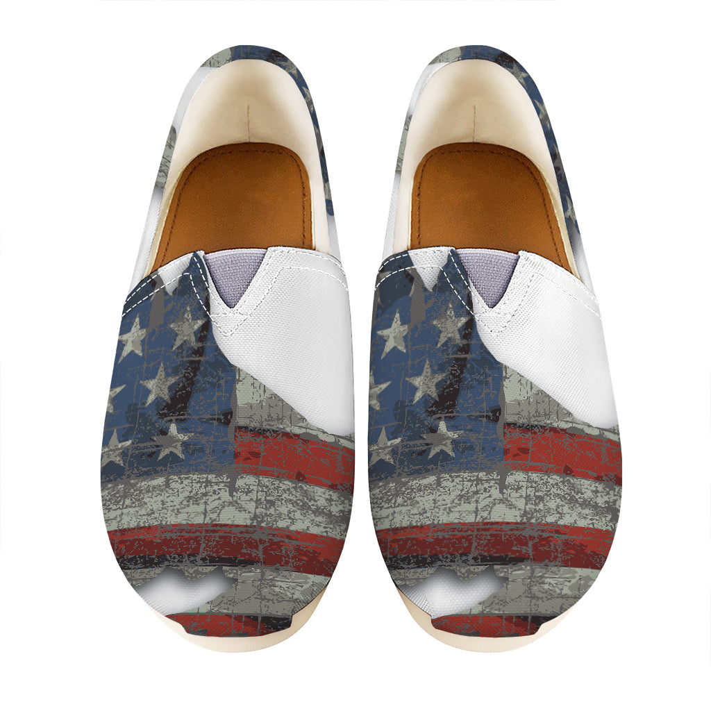 Eagle American Flag Print Casual Shoes