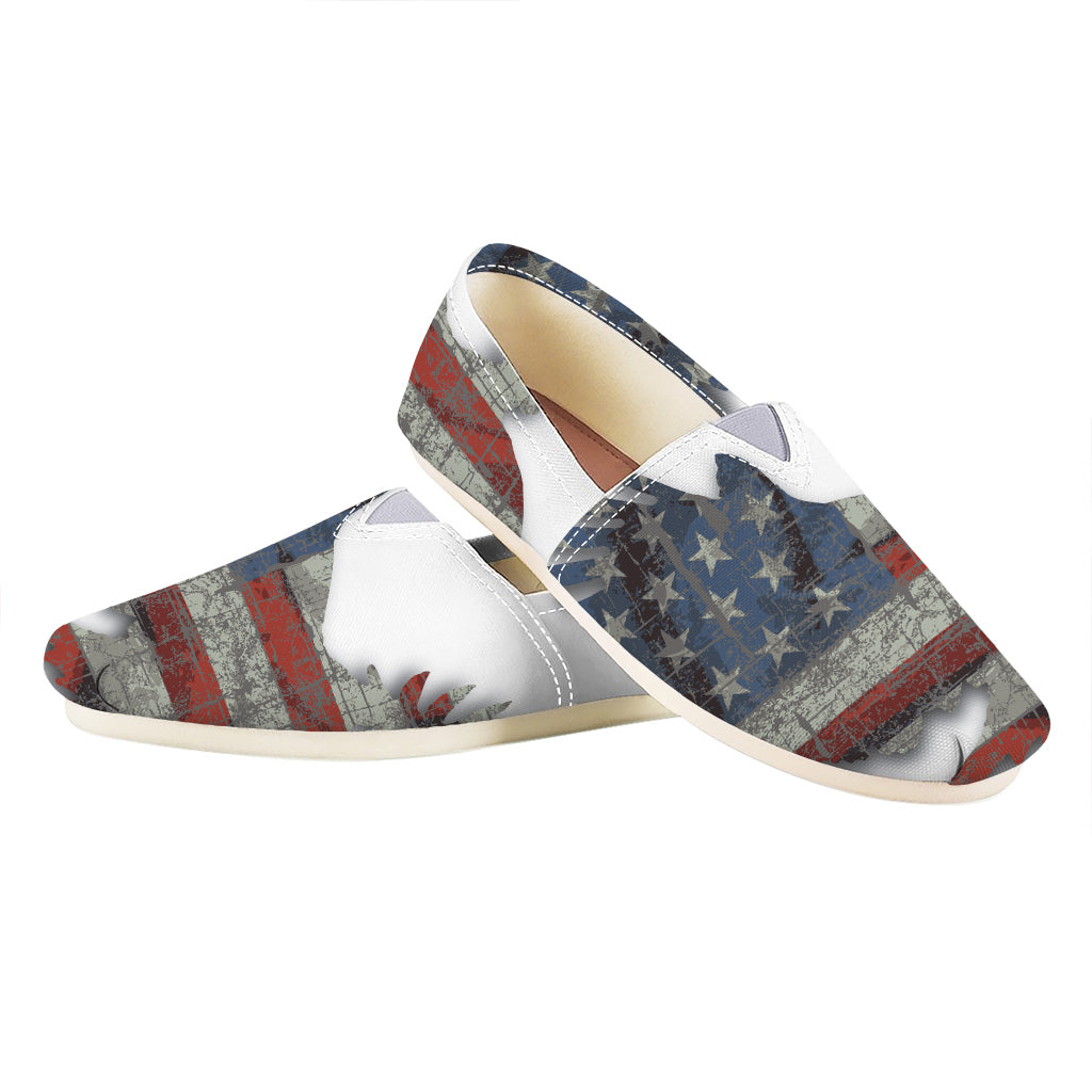 Eagle American Flag Print Casual Shoes