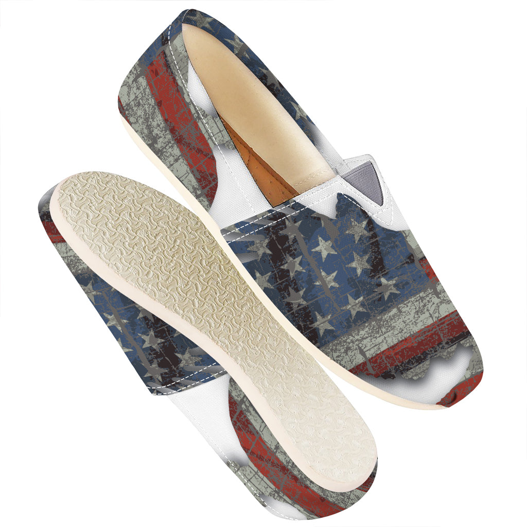 Eagle American Flag Print Casual Shoes