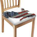 Eagle American Flag Print Chair Cushion Cover