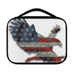 Eagle American Flag Print Classic Bible Case