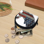 Eagle American Flag Print Coin Purse