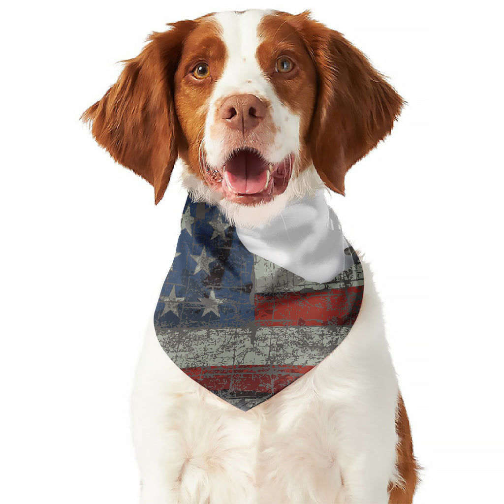 Eagle American Flag Print Dog Bandana