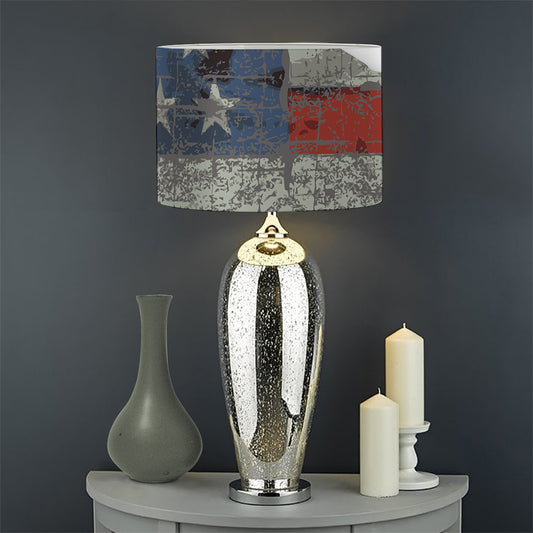 Eagle American Flag Print Drum Lamp Shade