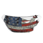 Eagle American Flag Print Fanny Pack