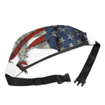 Eagle American Flag Print Fanny Pack