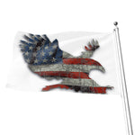 Eagle American Flag Print Flag