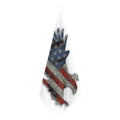 Eagle American Flag Print Hand Towel