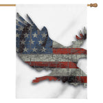 Eagle American Flag Print House Flag