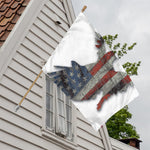 Eagle American Flag Print House Flag