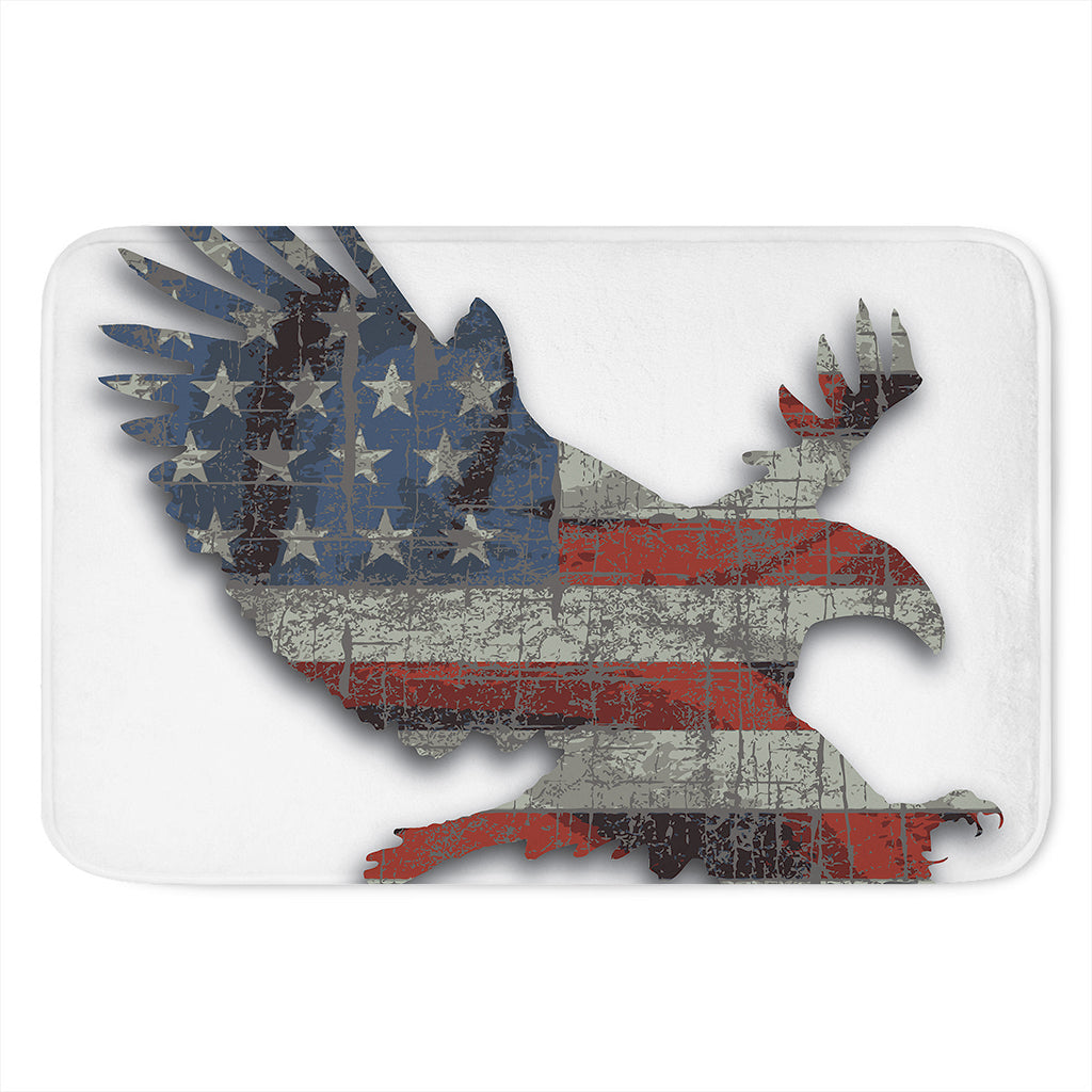 Eagle American Flag Print Indoor Door Mat