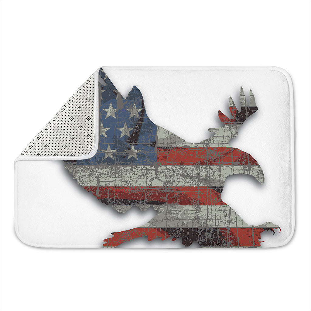 Eagle American Flag Print Indoor Door Mat