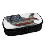 Eagle American Flag Print Insulin Cooler Travel Case