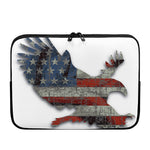 Eagle American Flag Print Laptop Sleeve