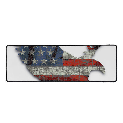 Eagle American Flag Print Long Kitchen Mat
