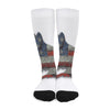 Eagle American Flag Print Long Socks