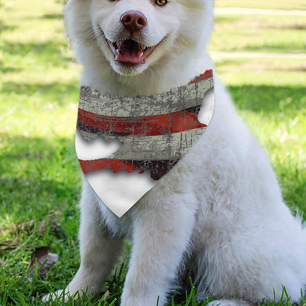 Eagle American Flag Print Over The Collar Dog Bandana