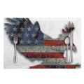 Eagle American Flag Print Placemat