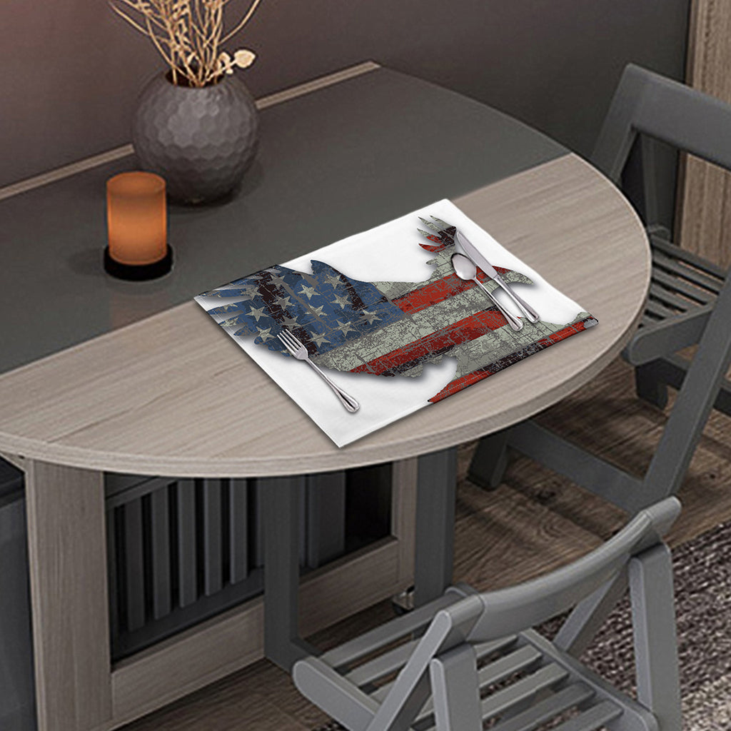 Eagle American Flag Print Placemat