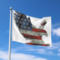 Eagle American Flag Print Polyester Flag