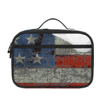 Eagle American Flag Print Portable Lunch Bag