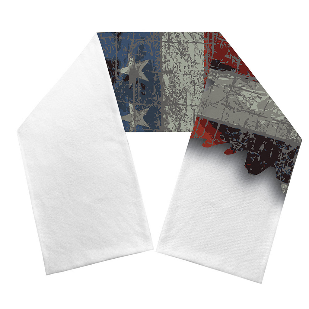Eagle American Flag Print Scarf