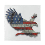 Eagle American Flag Print Silk Bandana