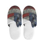 Eagle American Flag Print Slippers