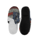 Eagle American Flag Print Slippers