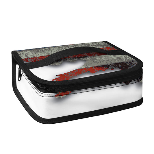 Eagle American Flag Print Small Lunch Bag
